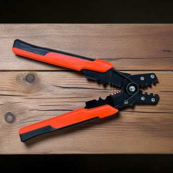 Gambar produk OBUN Tang Pemotong Kawat Listrik Multifungsi Wire Cutter Crimp Strip - LJP-6629