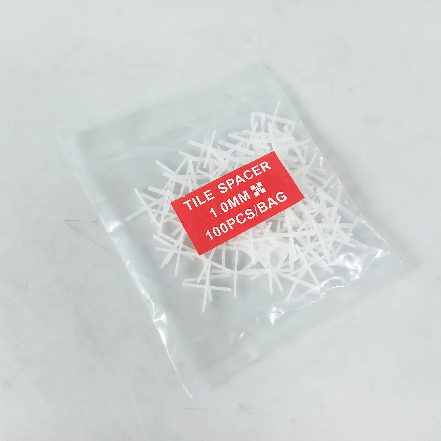 Gambar produk Yueqing Alat Bantu Pasang Keramik Lantai Tile Spacer Ceramic 100 PCS 1.0mm - Y0180