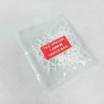Gambar produk Yueqing Alat Bantu Pasang Keramik Lantai Tile Spacer Ceramic 100 PCS 1.0mm - Y0180