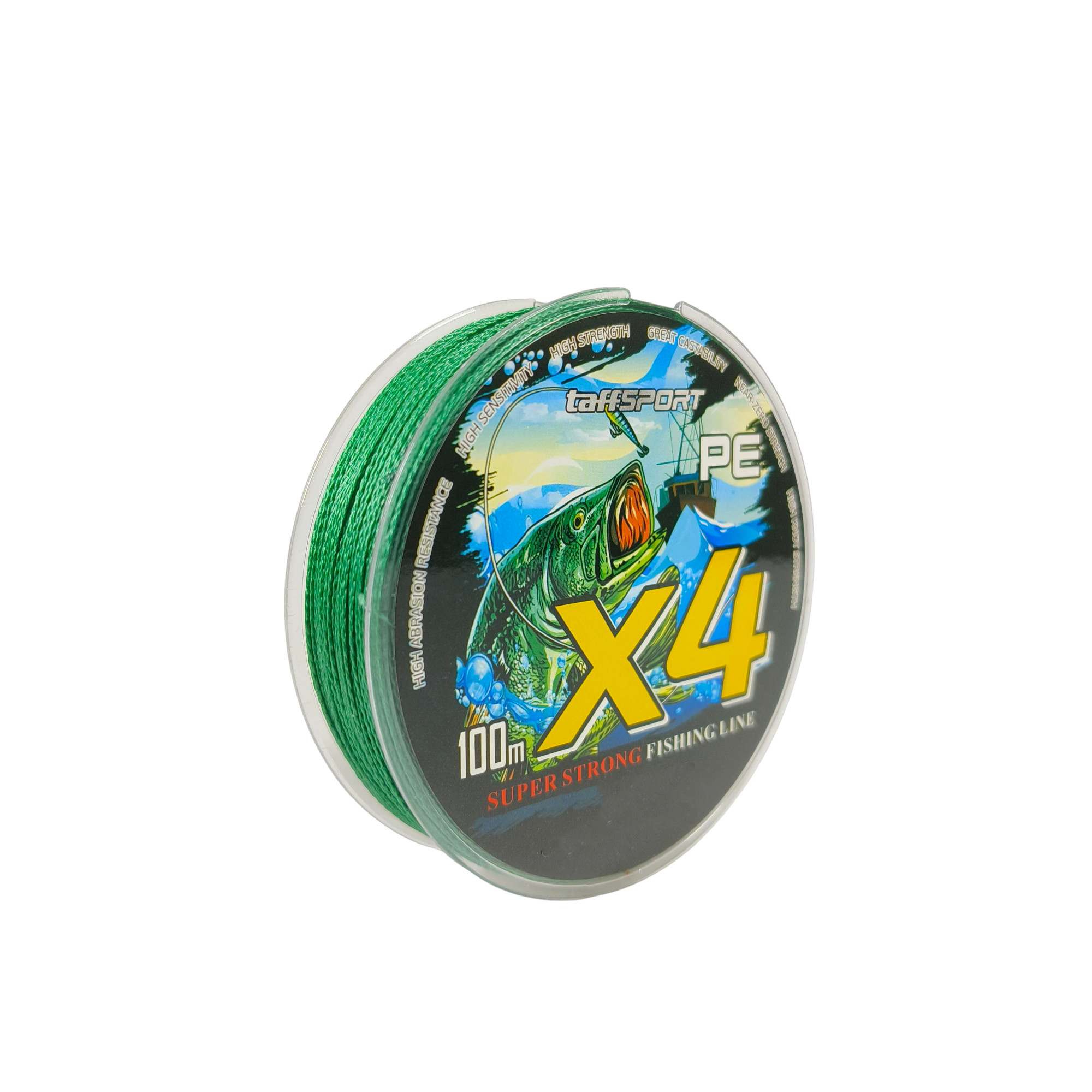 Gambar produk TaffSPORT Senar Pancing PE 4 Braided Strand Fishing Line 100M 8.0 - X4
