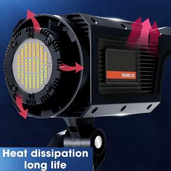 Gambar produk STULA Lampu LED Studio Fill Light Dimmable 3in1 with Tripod 2M - BD400-SS
