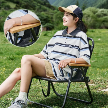 Gambar produk Patio Kursi Lipat Outdoor Camping Portable Oxford 600D Folding Chair - PT144