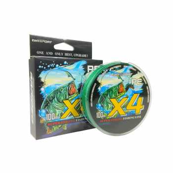 Gambar produk TaffSPORT Senar Pancing PE 4 Braided Strand Fishing Line 100M 8.0 - X4