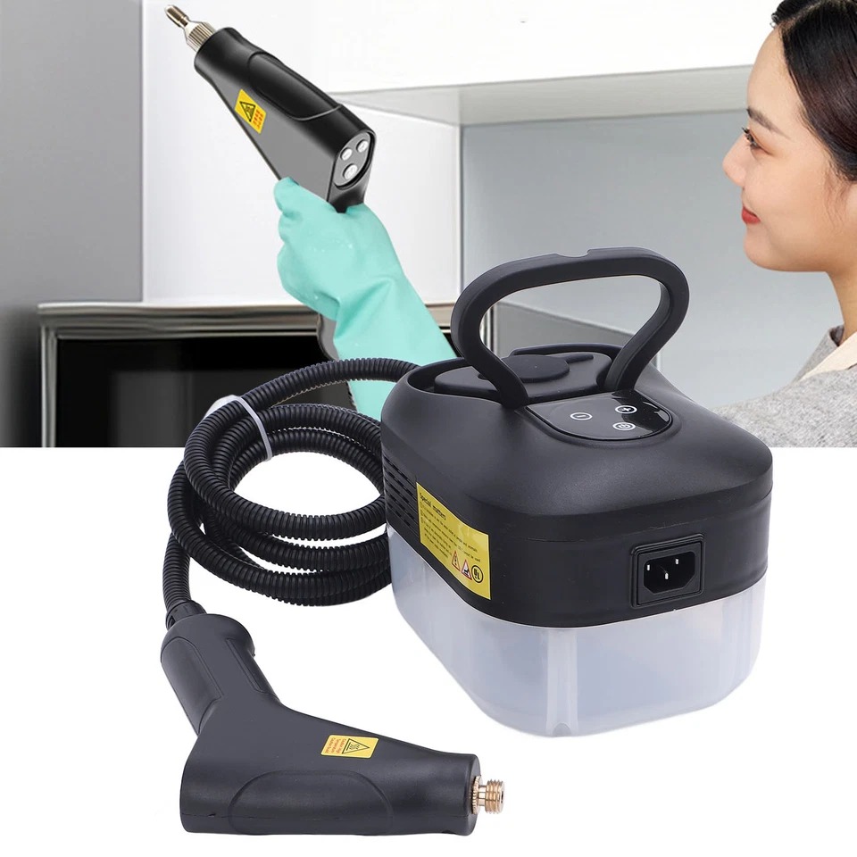 Gambar produk HOMGEEK Alat Pembersih Uap Steam Cleaner Adjustable Multi Brush 1500W - HC3800 PRO