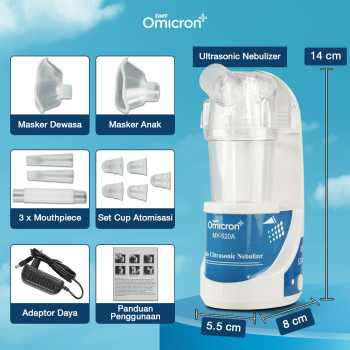 Gambar produk TaffOmicron Alat Terapi Pernapasan Ultrasonic Nebulizer Portable - MY-520A