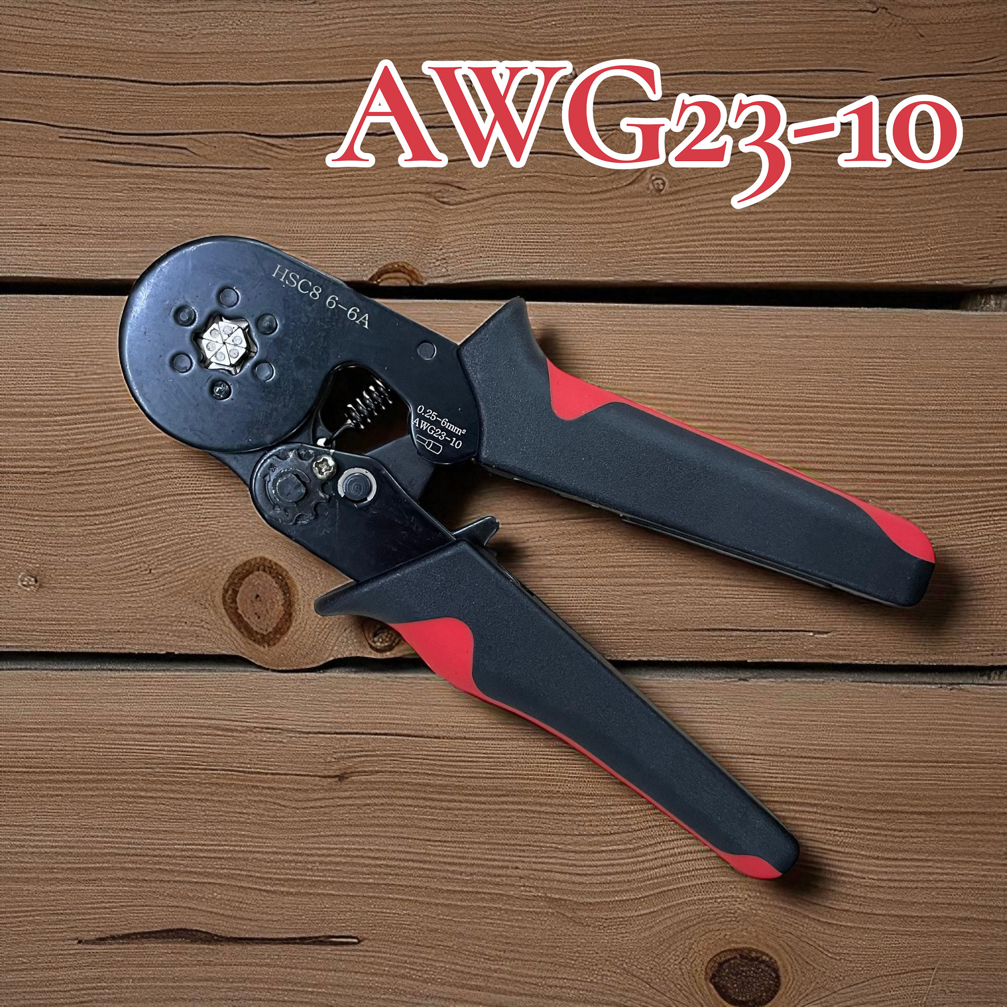 Gambar produk WOZOBUY Wire Crimp Tool Self Adjusting Crimping Pliers 0.25-6mm2 - HSC8 6-6A