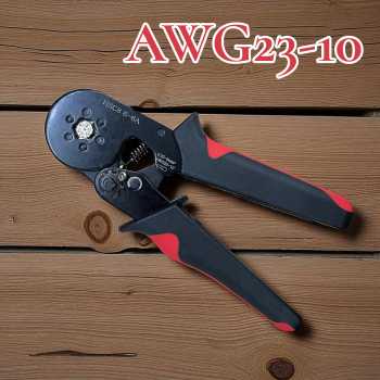 WOZOBUY Wire Crimp Tool Self Adjusting Crimping Pliers 0.25-6mm2 - HSC8 6-6A