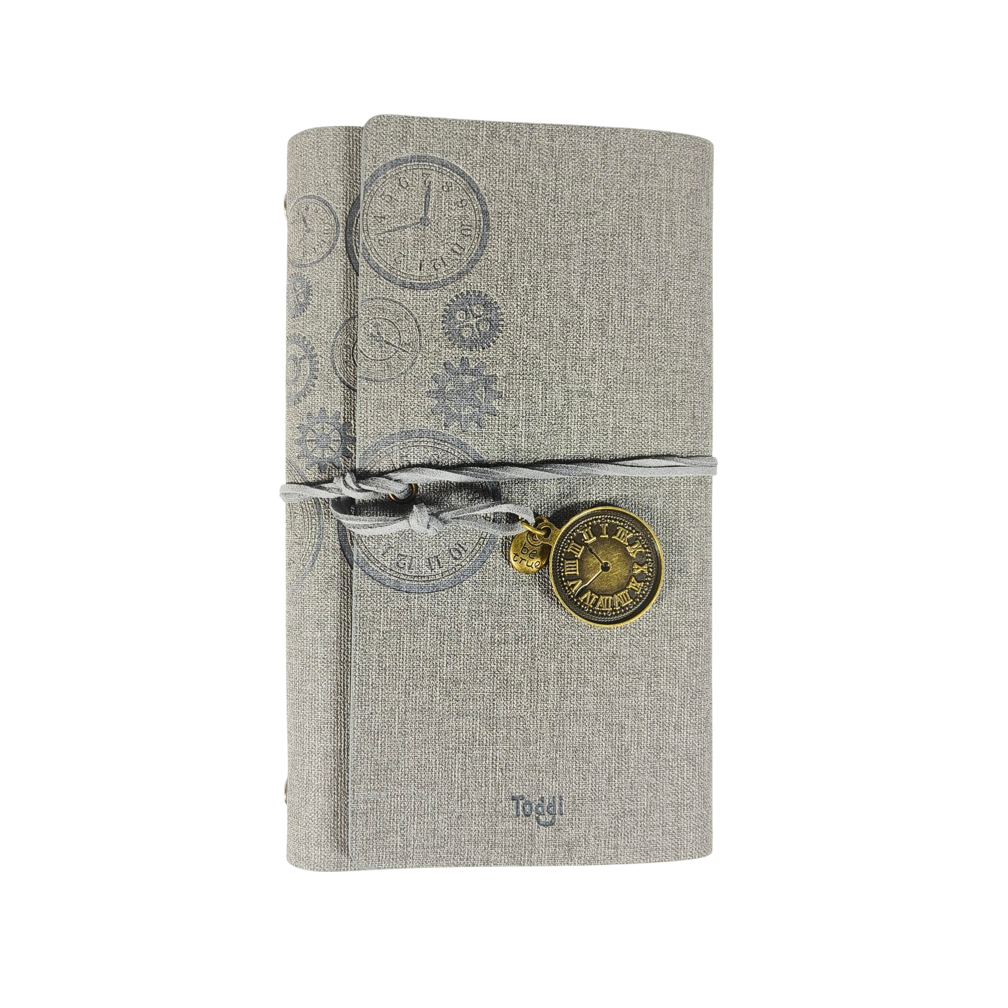 Gambar produk Toddi Buku Jurnal Binder Leather Notebook A6 160 Page Grid Blank Line - T680