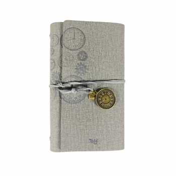 Gambar produk Toddi Buku Jurnal Binder Leather Notebook A6 160 Page Grid Blank Line - T680