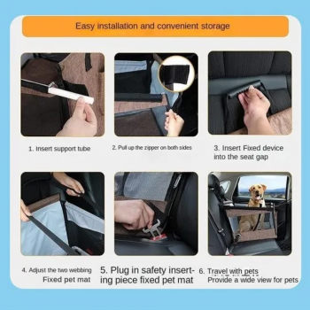 Gambar produk Kennel Pet Dog Cat Car Seat Waterproof Kursi Mobil Anjing Kucing - KN526