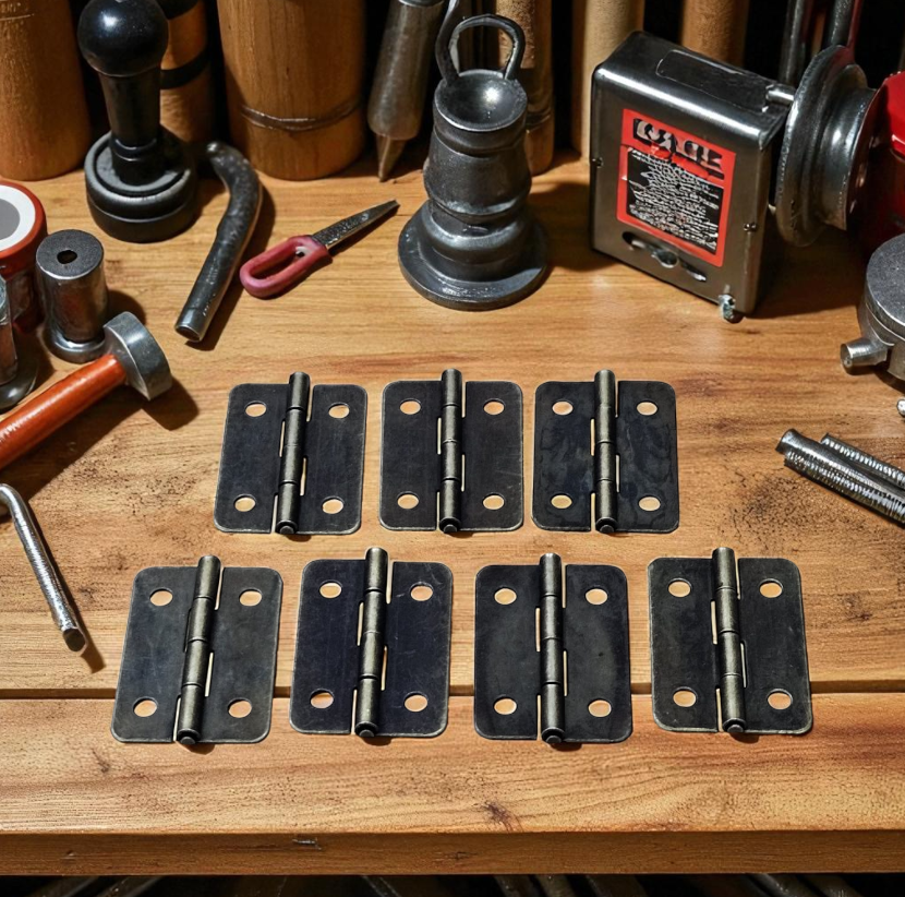 Gambar produk KitTrader Engsel Pintu Lemari Kabinet Door Hinge 4 Hole 21x30mm 10 PCS - KT519