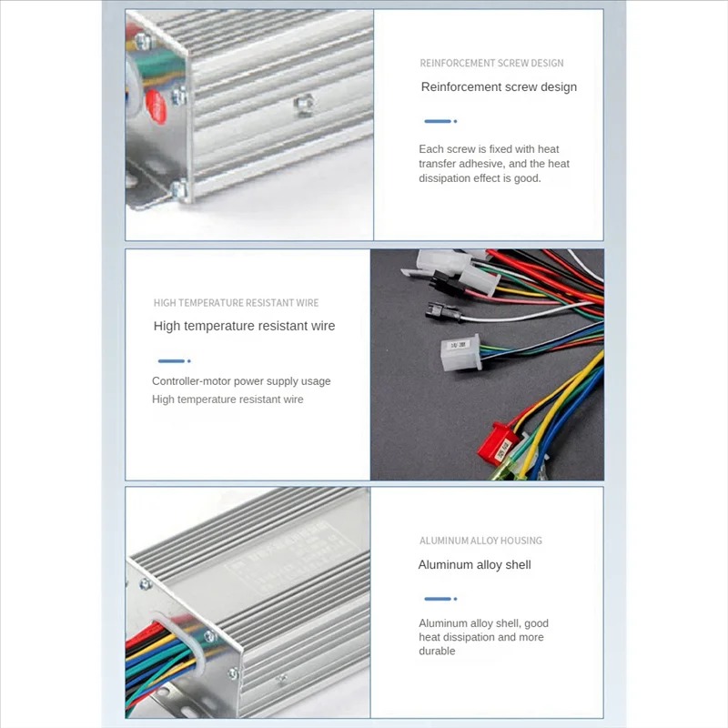 Gambar produk BAFANG Kontroler Sepeda Listrik Motor Controller 9 Tube 48/60/64V 450W - BF-945