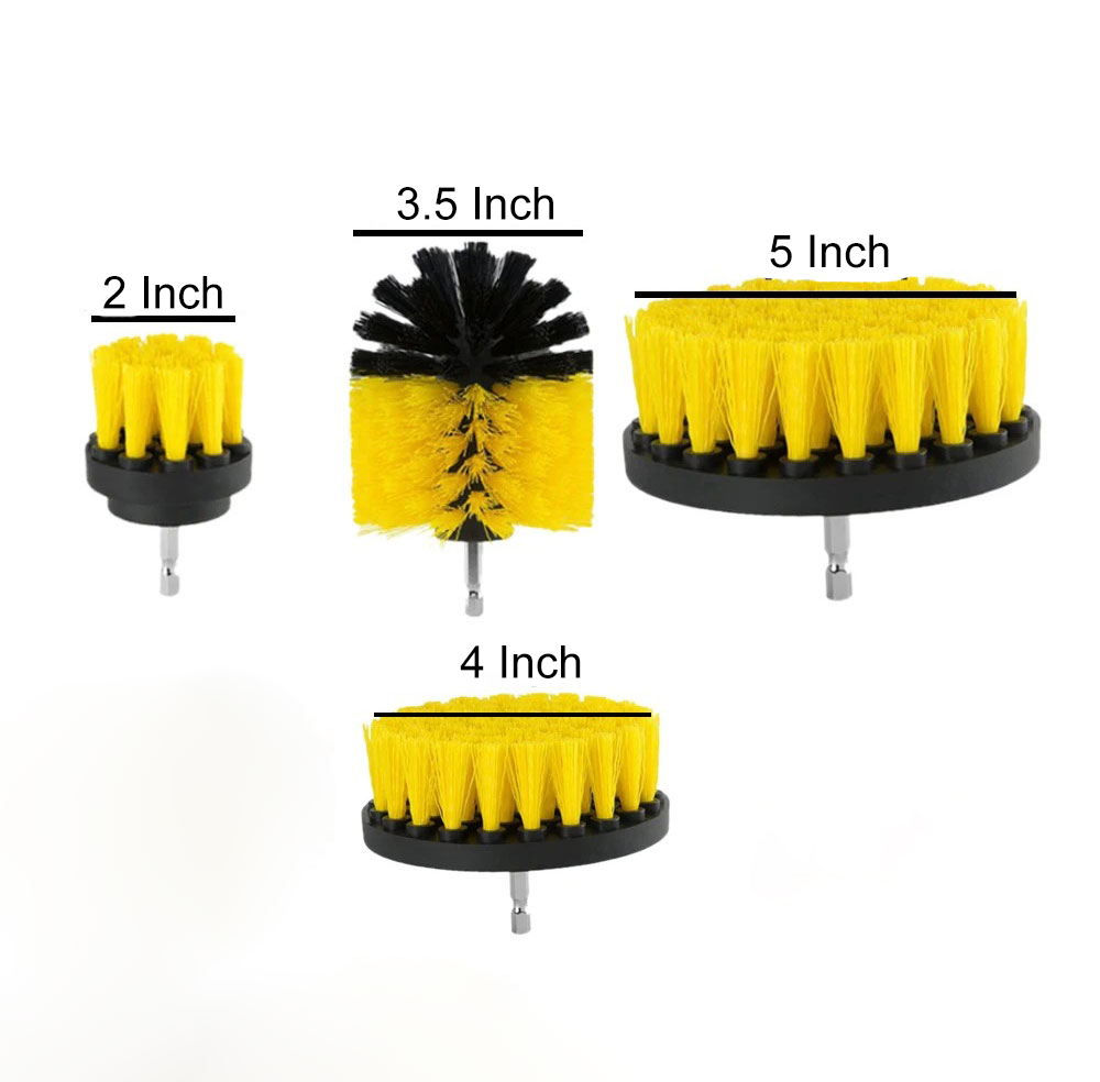 Gambar produk Tress Kepala Sikat Pembersih Car Polisher Bathroom Kit 12 PCS - INU03