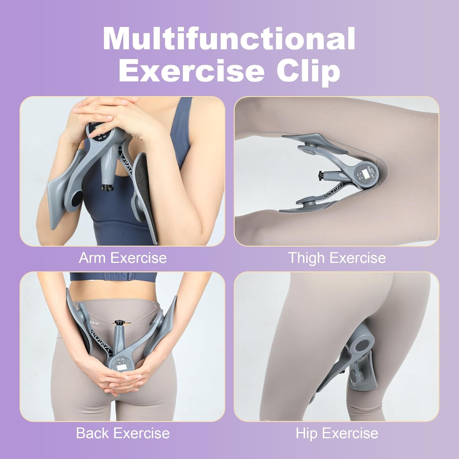 Gambar produk VEKSO Alat Latihan Otot Paha Pelvic Muscle Trainer Adjustable with LCD - V70
