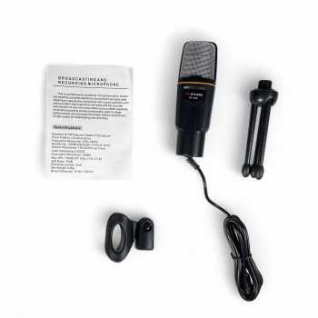 Gambar produk TaffSTUDIO Mikrofon Kondenser Microphone Condenser Podcast with Stand Type C - SF-666