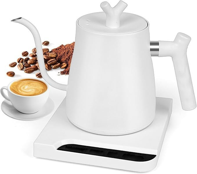 Gambar produk One Two Cups Teko Listrik Kopi Pemanas Air Leher Angsa 1000W 1L - HR-462