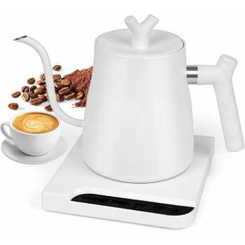 One Two Cups Teko Listrik Kopi Pemanas Air Leher Angsa 1000W 1L - HR-462