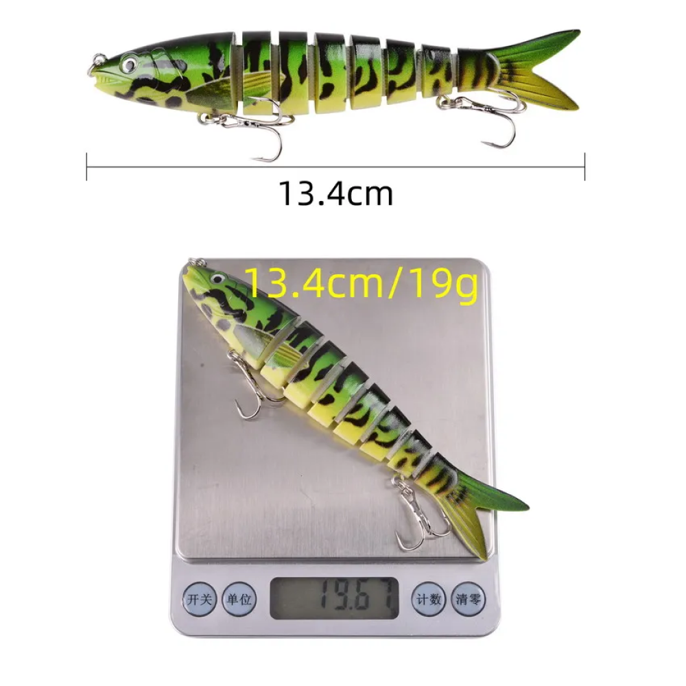 Gambar produk AOrace Umpan Pancing Ikan Sinking Wobblers Fishing Lures Jointed 13cm - AO376