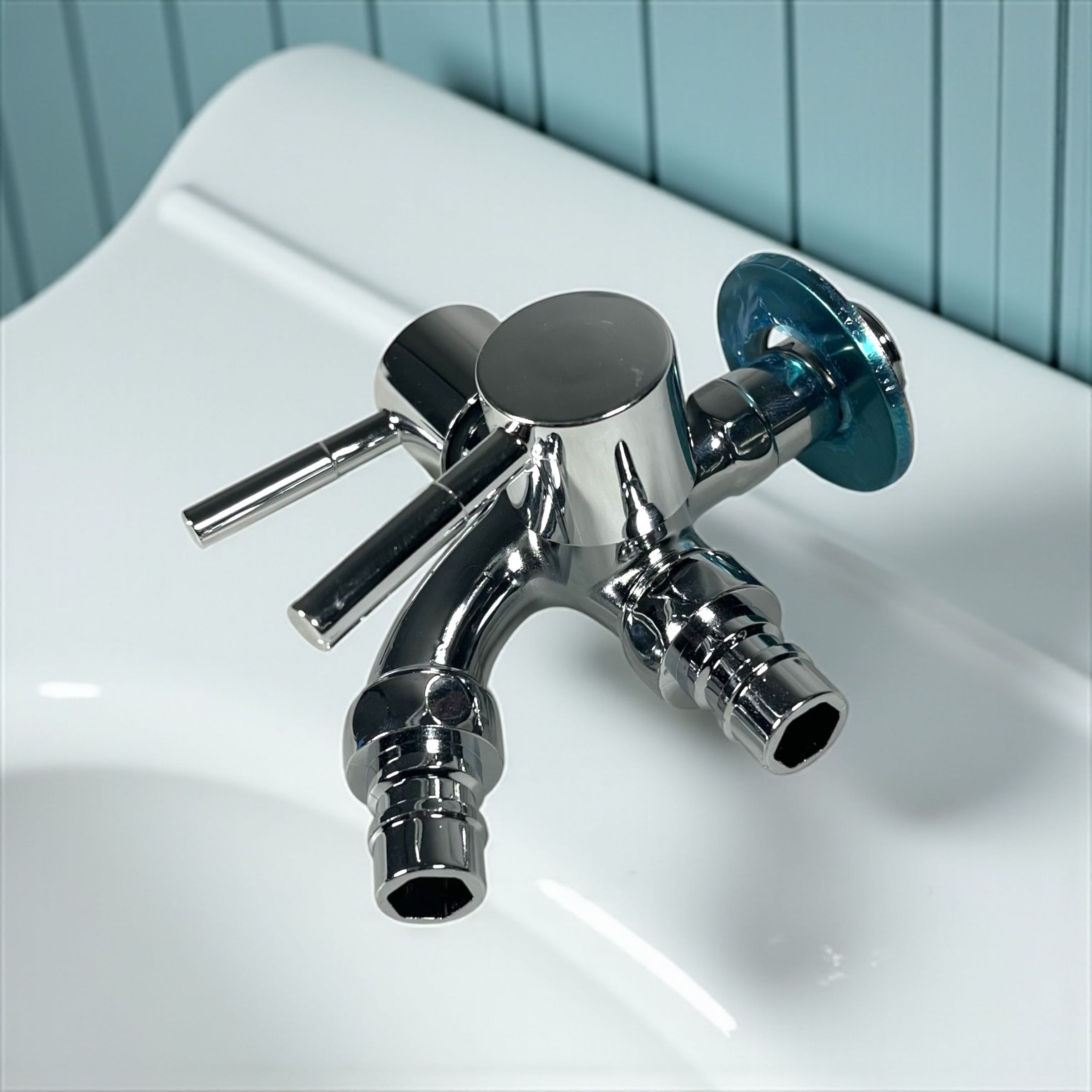 Suiton Keran Air Faucet 2in1 Water Outlet Mop Pool Aluminium - INU169 Gambar produk Suiton Keran Air Faucet 2in1 Water Outlet Mop Pool Aluminium - INU169