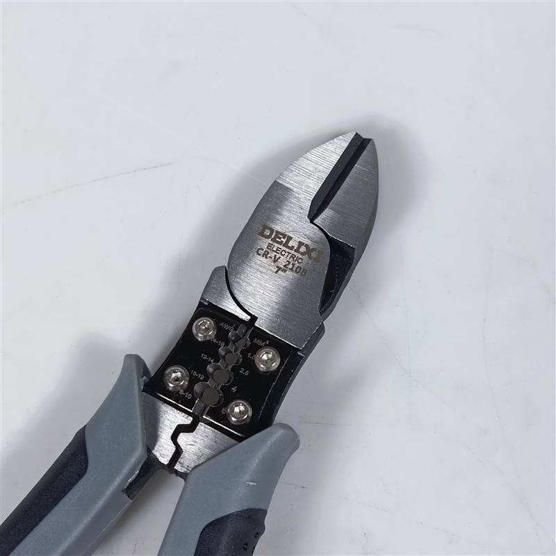 Delixi Tang Pemotong Kabel Multifunctional Diagonal Pliers 7 Inch - 2108 Gambar produk Delixi Tang Pemotong Kabel Multifunctional Diagonal Pliers 7 Inch - 2108