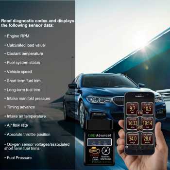 Gambar produk Bluetooth Car Diagnostic OBD2 Scanner Diagnosa Kendaraan V1.5 - ELM327