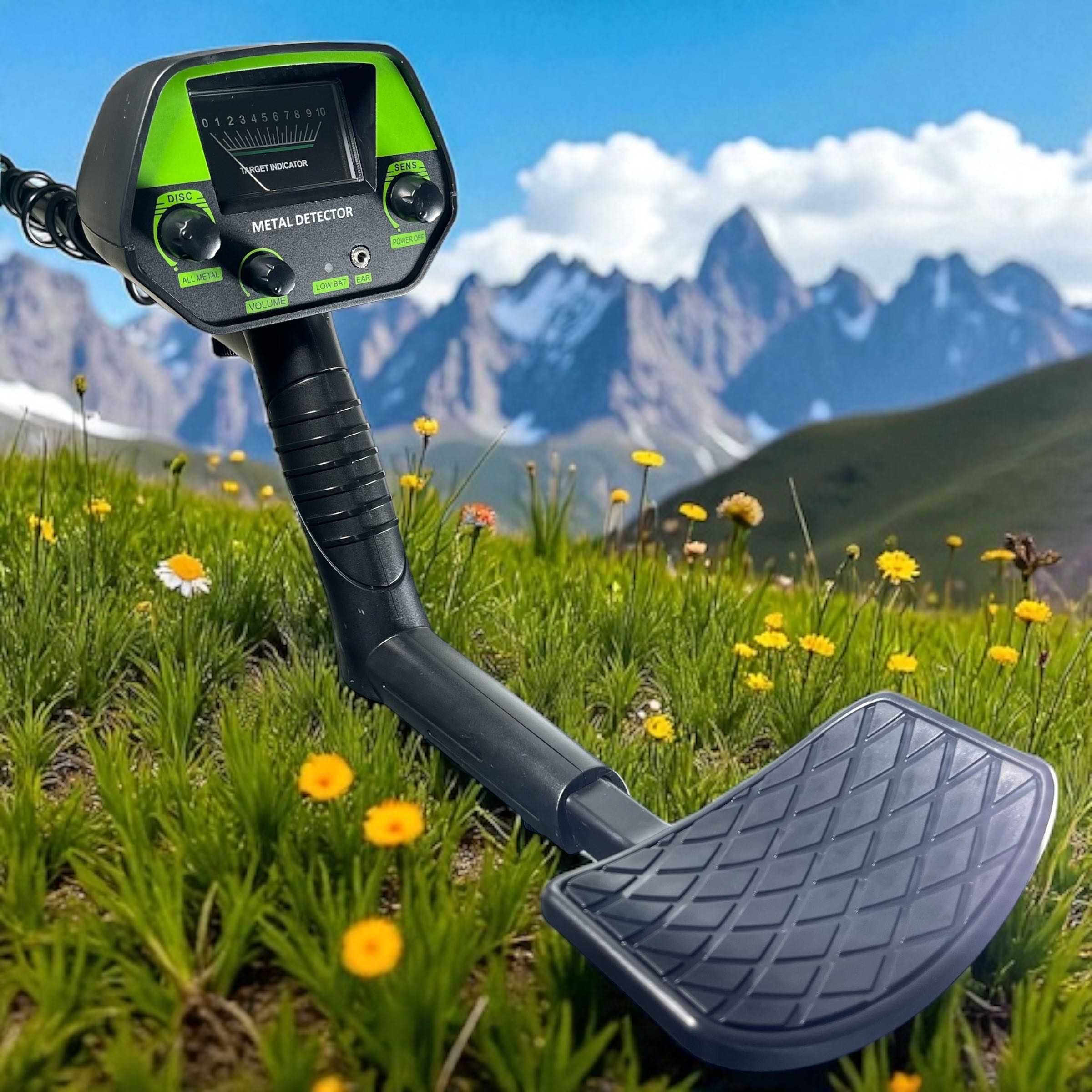 Gambar produk TECLUNG Pendeteksi Logam Waterproof Metal Detector Adjustable 3 Mode - GTX5030G