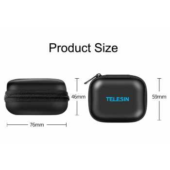 Gambar produk Telesin Tas Mini Pelindung Protective Bag for GoPro Hero 13/12/11/10 - GP-PRC-M01-BK
