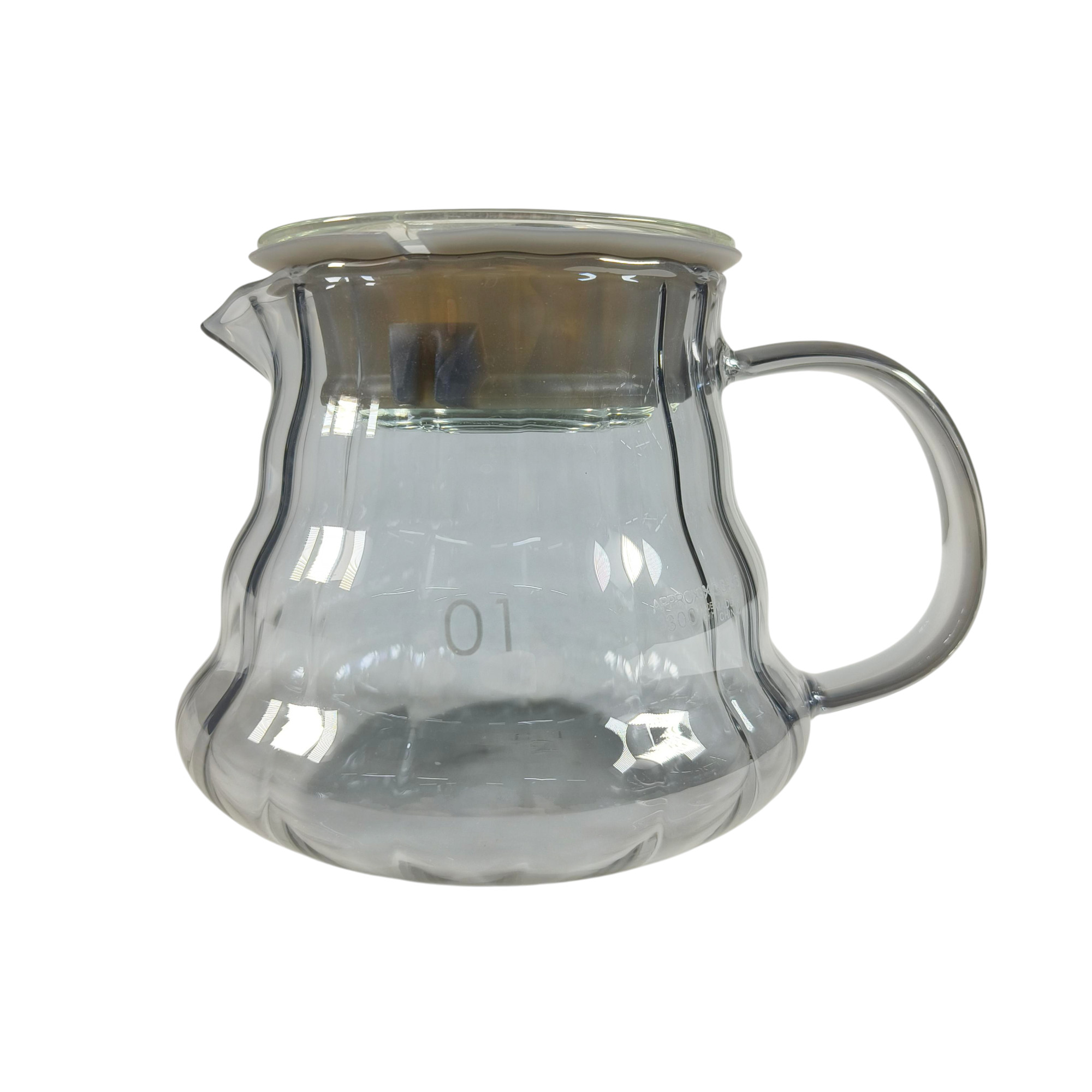 Gambar produk Leeseph Teko Kopi Coffee Server V60 Drip Pour Over Borosilicate Glass 360ml - XGS-36/60/80