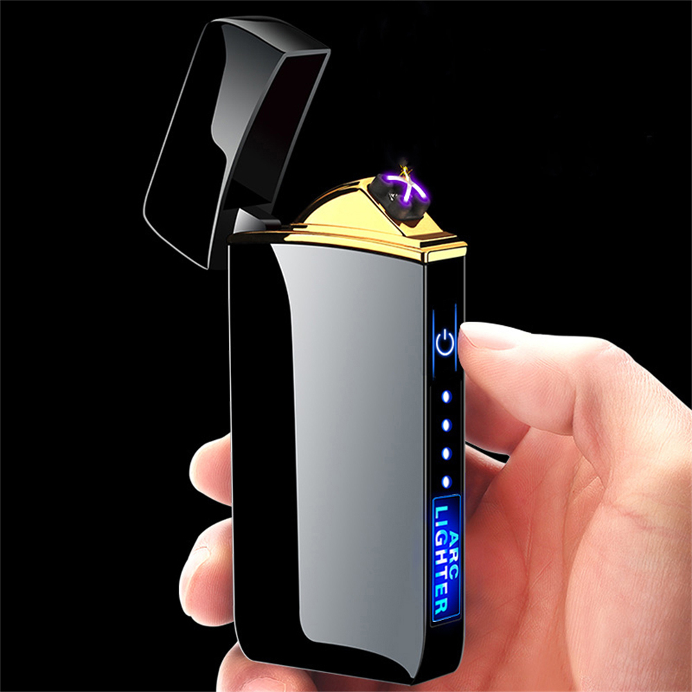 Gambar produk LAFAGIET Korek Api Elektrik Arc Cigar Lighter Rechargeable Windproof - A6
