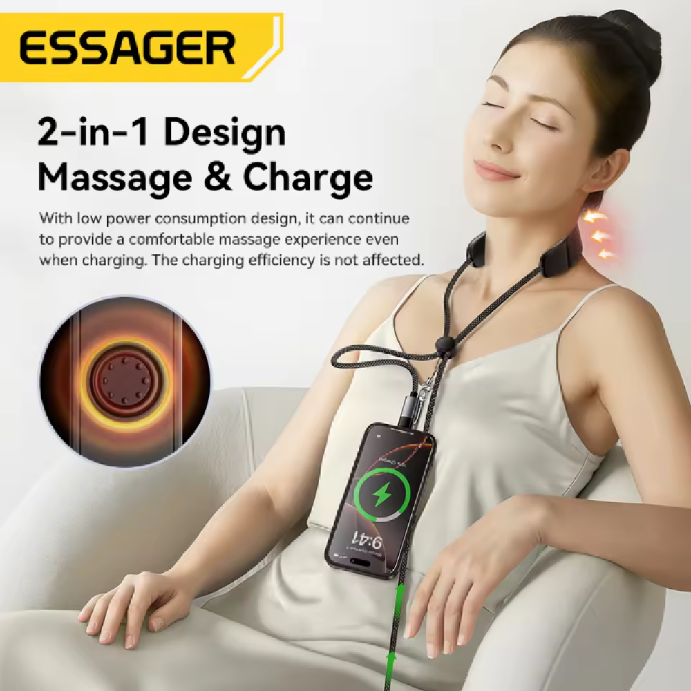 Gambar produk ESSAGER Kabel Data USB Type C Multifungsi Fast Charging 100W 1.5M - EX-X72