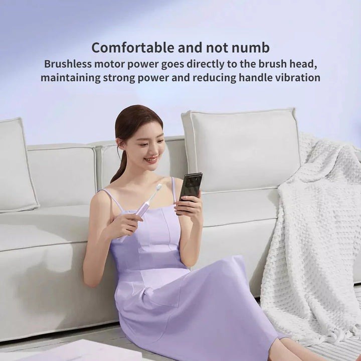 Gambar produk Mijia Sikat Gigi Elektrik Rechargeable DuPont Bristles 4 Mode - T302