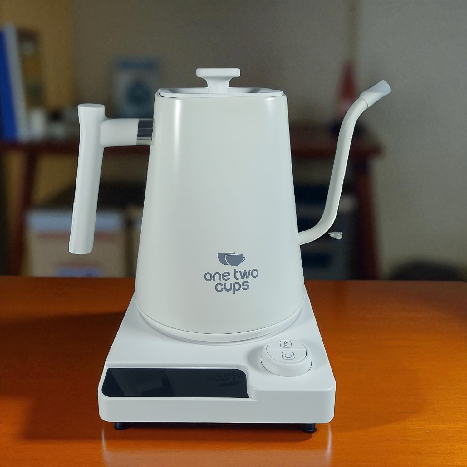 Gambar produk One Two Cups Teko Listrik Kopi Pemanas Air Leher Angsa 1200W 1L - KT10 PRO