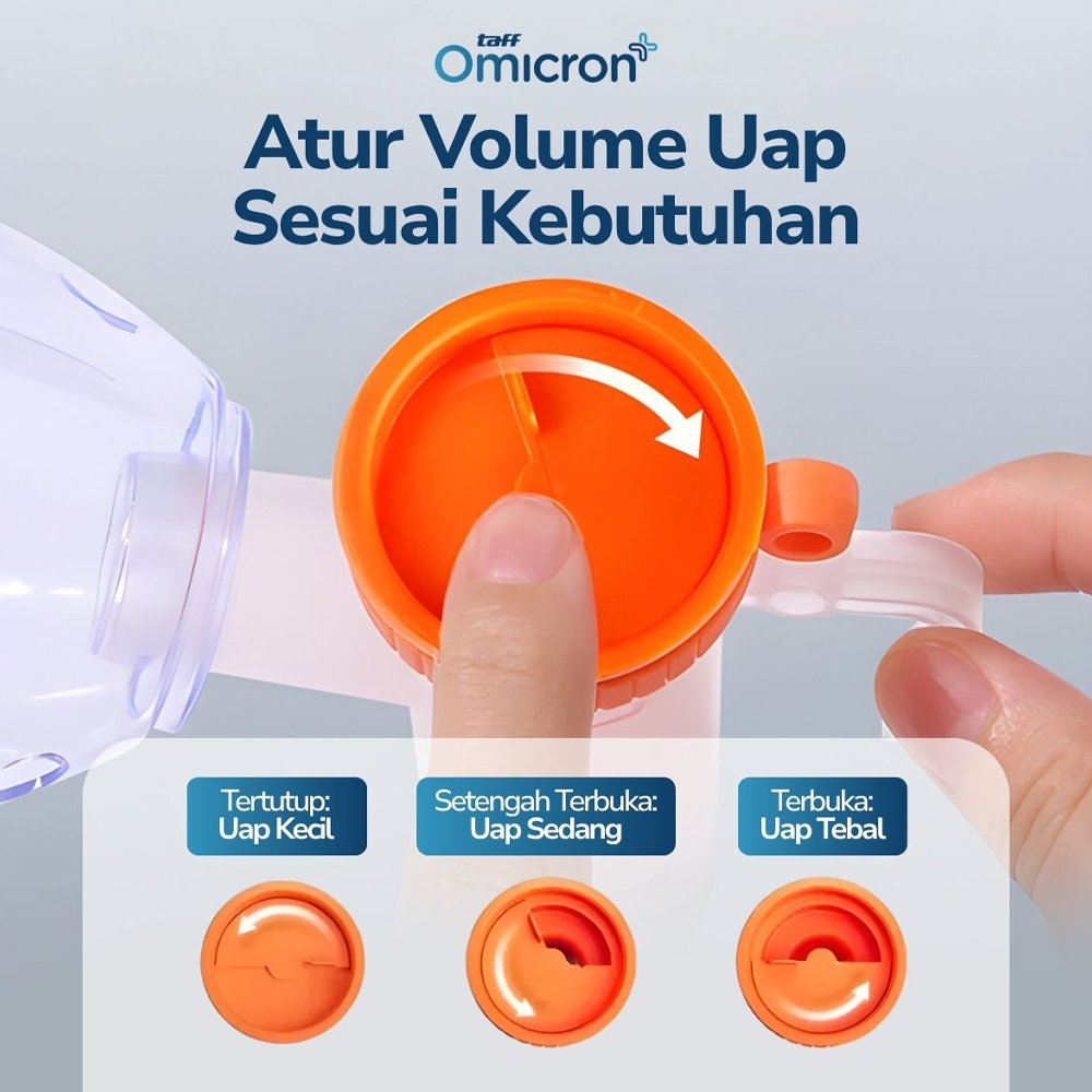 Gambar produk TaffOmicron Alat Terapi Pernapasan Compressor Nebulizer Inhaler - JSL-W310
