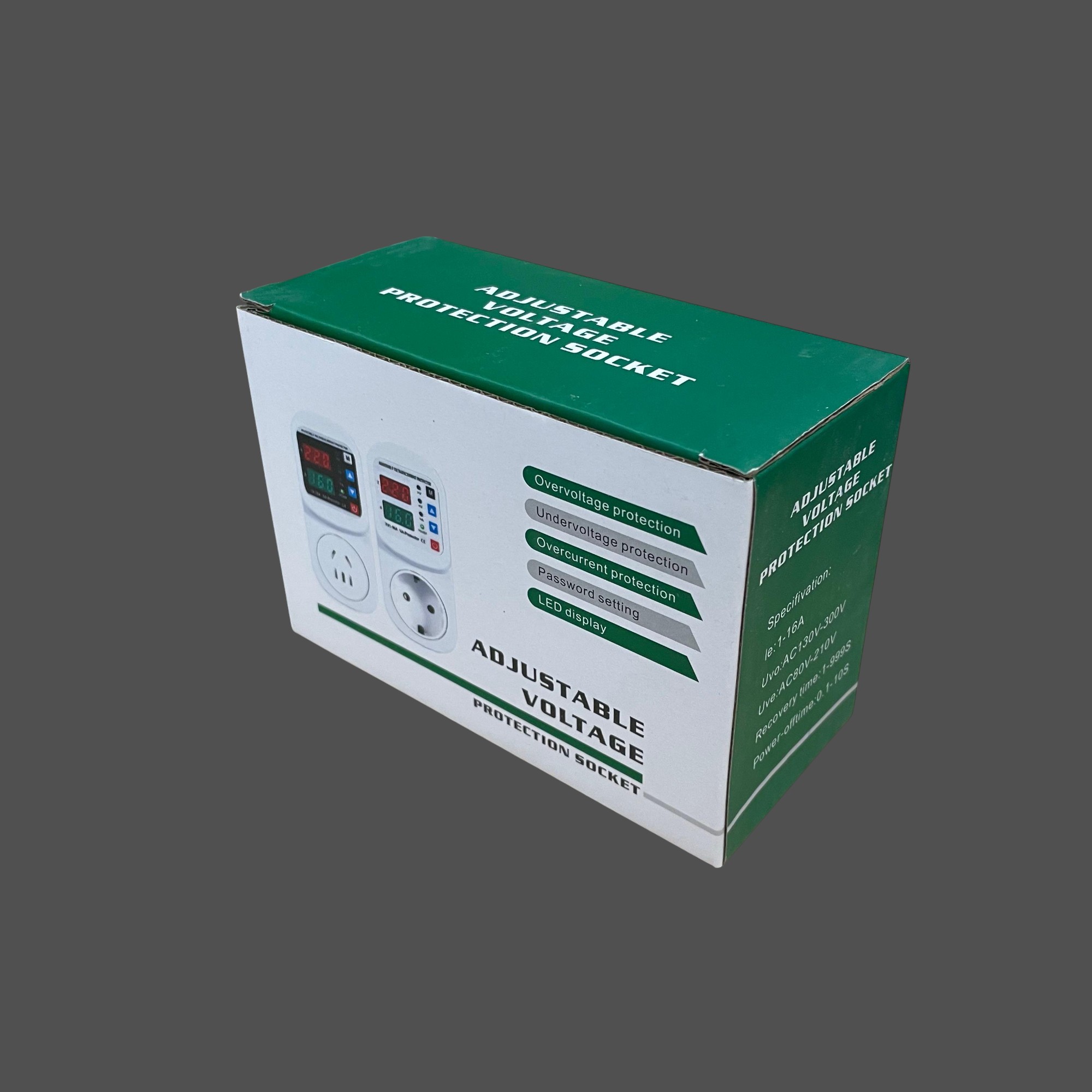 Gambar produk FK Stop Kontak Pelindung Voltase Arus Socket Protector 16A 230V - F3KA