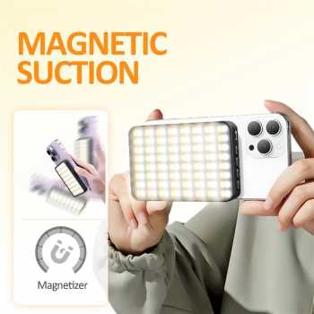 KOSTON Lampu Fill Light Smartphone Magnetic 3in1 Color 2000mAh - KS200