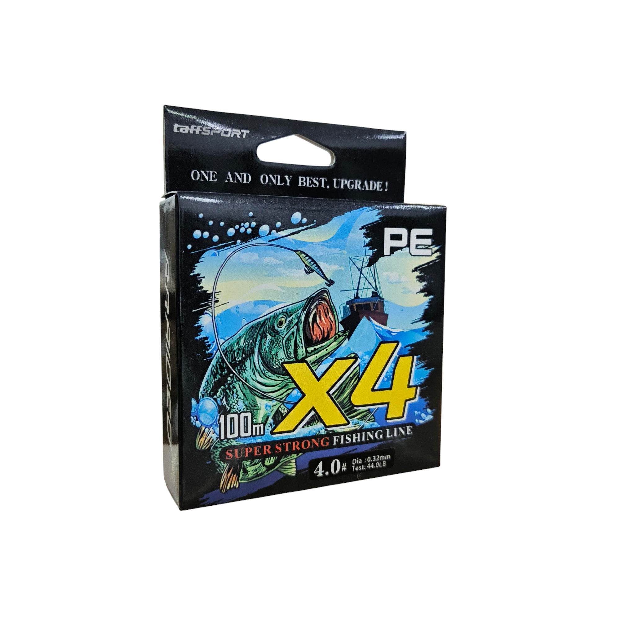 Gambar produk TaffSPORT Senar Pancing PE 4 Braided Strand Fishing Line 100M 4.0 - X4