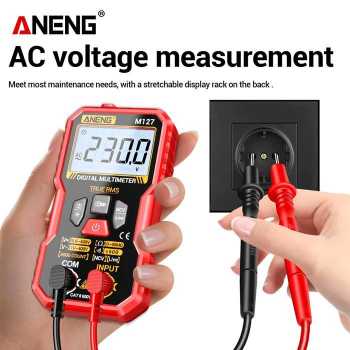Gambar produk ANENG Digital Multimeter Voltage Tester AC/DC NCV Flash 4000 Counts - M127