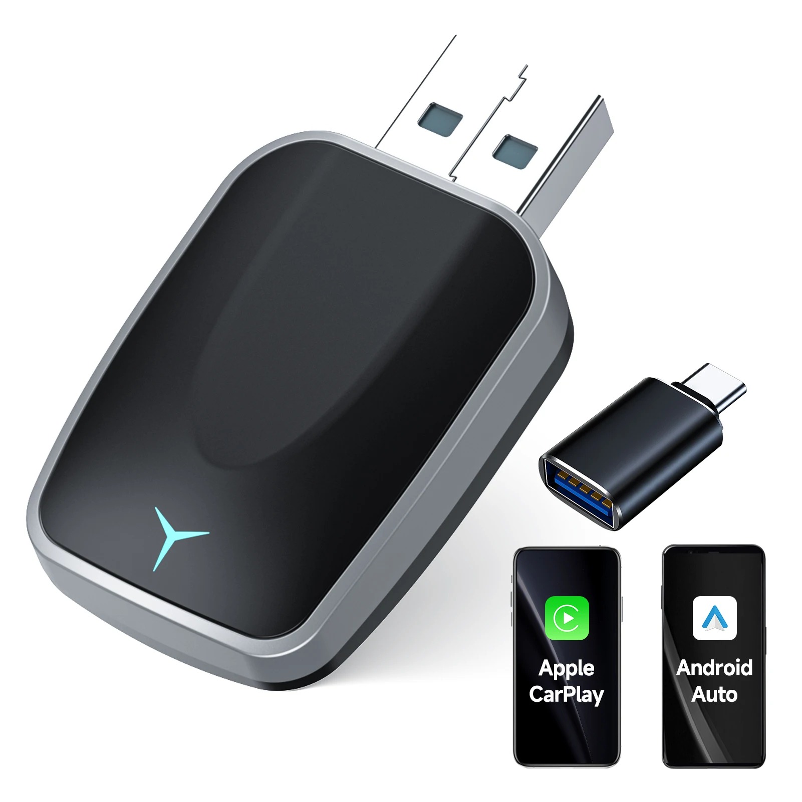 Gambar produk SPEDAL Wireless CarPlay Adapter USB Dongle Android Auto Bluetooth - OT110
