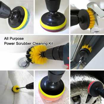 Gambar produk Tress Kepala Sikat Pembersih Bor Car Polisher Drill Kit 5 PCS - INU02