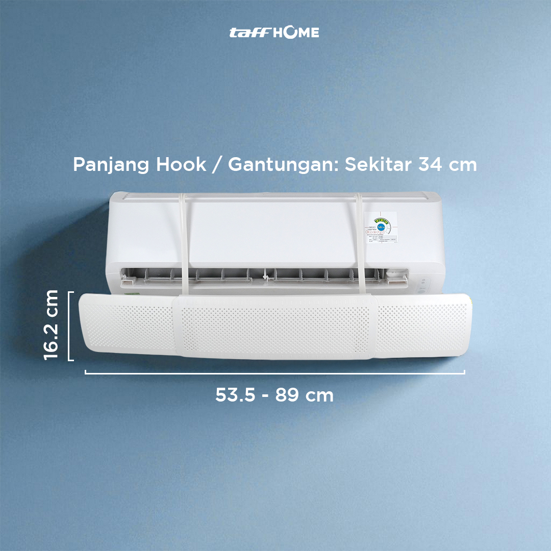 Gambar produk TaffHOME Cover Angin AC Retractable Three Board Windshield Deflector - HZ74