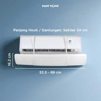 Gambar produk TaffHOME Cover Angin AC Retractable Three Board Windshield Deflector - HZ74