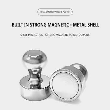 Gambar produk KELEIN Gantungan Magnet Push Pin Thumbtacks Refrigerator 25x30mm 5 PCS - K530