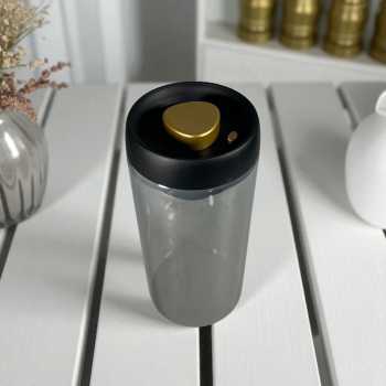 Gambar produk One Two Cups Toples Kaca Penyimpanan Biji Kopi Vacuum Sealed Lid 1.8L - SE41