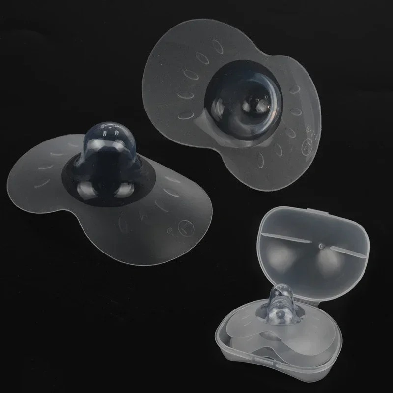 Gambar produk HC Pelindung Puting ASI Breastfeeding Nipple Sillicon Protector 1 Pair M - HMN002