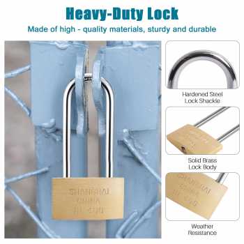 Gambar produk SHXH Gembok Rumah Anti Maling Padlock Copper Lock S - SHX127