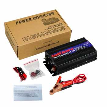 Gambar produk Taffware Power Inverter Mobil Pure Sine Wave DC 12V to AC 220V 1000W - NBQ1000W