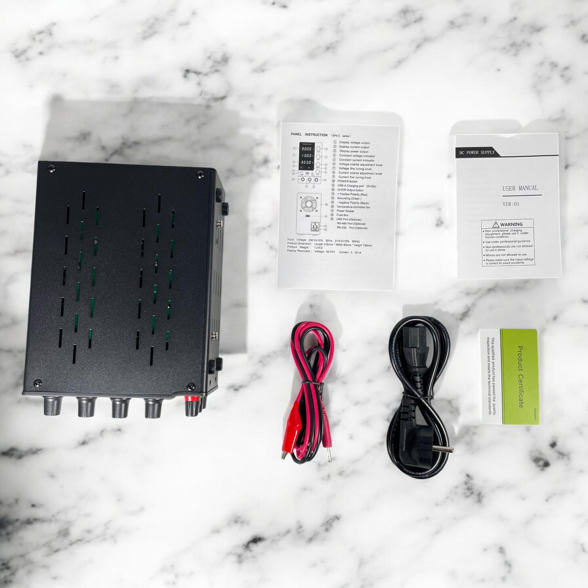 Gambar produk KUAIQU Adjustable DC Power Supply High Precision Digital 230V 10A - SPS-C3010