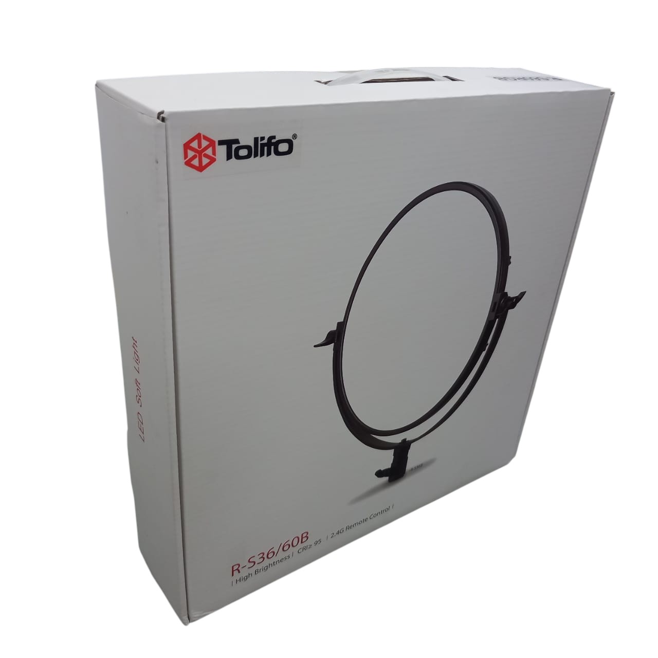 Gambar produk TOLIFO Lampu Kamera Foto Video Flashlight Studio Circle LED RGB 60W - R-S60RGB
