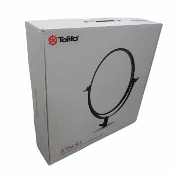 Gambar produk TOLIFO Lampu Kamera Foto Video Flashlight Studio Circle LED RGB 60W - R-S60RGB