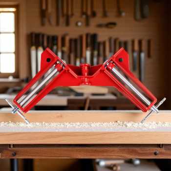 Gambar produk Taffware Corner Clamp Penjepit Sudut Frame Kayu Angle 90 Derajat 75mm - ZK147
